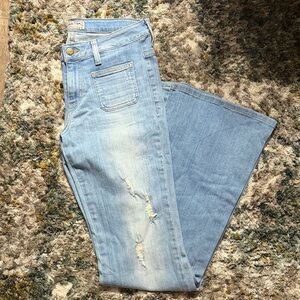 Guess Light Blue Flare Jeans